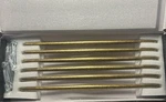 Goo-ki 10" Antique Brass Cabinet Handles 256MM Retro Zinc Alloy Pulls 6-PACK New. Fixed Price $49.99.
