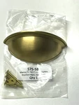 575-SB Atherton Plain Knurled Edge 3" C. Cup Pull Satin Brass Finish. Fixed Price $19.95.