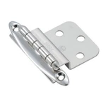 Pair Amerock 3/8" Inset Hinge Polished Chrome Face Mount Free Swing BPR341726. Fixed Price $6.24.