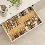 Ambird Bamboo Spice Drawer Organizer With Non-slip MAT,4 Tier 2 Set Jar Spi.... Fixed Price $57.21.