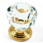 Laurey 82104 1/4" Acrystal Knob - Acrylic W/ Brass Base. Fixed Price $12.46.