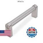 Povefonk 10 Pack 3-3/4 Inch Knurled Satin Nickel Cabinet Handles Silver Drawer. Fixed Price $42.55.