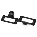 Office Library File Drawer 48X38MM Tag Frame Label Holder Pull Handle Black 2PCS. Fixed Price $13.00.