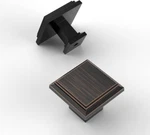 Amerdeco 10 Pack 1.3 INCH(32MM) Cabinet Knobs, Oil Knob, Rubbed Bronze. Fixed Price $44.08.