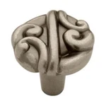(5 Pack) 1-3/16 Inch Montrose Calligraphy Knob Antique Iron. Fixed Price $26.49.