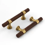 10 Pack Wood Grain Gold Cabinet Pulls 3 Inch Hole Center 2 Tone Barrel Handle. Fixed Price $51.30.