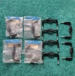 Lot Of 10 Amerock Village Classics Flat Black 3" Spiral Cabinet Pull BP19322-FB. Fixed Price $10.00.