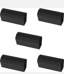 5X Pk Franklin Brass P43969K-FB-CP 1- 1/2" Modern Arch Knob Pulls Matte Black. Fixed Price $55.00.