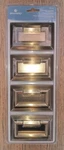 4 Cabinet Pulls Champagne Bronze Finish. Fixed Price $10.99.