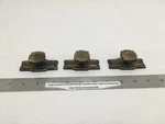 (3) Used Amerock BP3437-AE 204-AE Cabinet Knob & Backplate Cosmetic Issues!. Fixed Price $15.90.