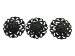 Vintage Allison Drawer Pull Knobs Backplate Ornate Japan Lot Of 3. Fixed Price $49.99.