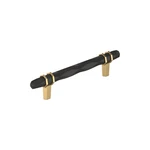Amerock Carrione 5-1/16 In. C/c Designer Cabinet Pull Black Bronze & Champagne. Fixed Price $15.19.