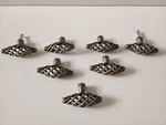 Spiral Twist Bird Cage Door Drawer Pull Handle Hardware Kitchen Dresser Lot Of 7. Fixed Price $15.95.