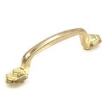 10 Pack Hickory Polished Accents Ultra Brass 3"CC Cabinet Handle Pulls P332-UB. Fixed Price $30.81.