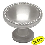 *25 Pack* Cosmas Cabinet Hardware Satin Nickel Knobs #4115SN. Fixed Price $42.89.