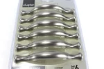 Chapter Satin Nickel Finish Pulls For Drawers Cabinets Doors Set Of 6 With Hdwe. Fixed Price $13.85.