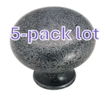 New 5-PACK Lot Amerock Classics 1-1/4" BP771-WI Wrought Iron Cabinet Knob Pull. Fixed Price $12.95.