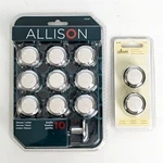 Allison Cabinet Knobs - Chrome White 1/4" Lot Of 12 192449 163203 New. Fixed Price $9.95.