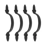 Door Drawer Pull Black Cast Iron Fleur De Lis 5 1/2" Renovator's Supply. Fixed Price $55.99.