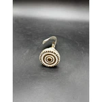 Darice Metal Round Knob Distressed White Gold Decorative Drawer Pull 2IN 694. Fixed Price $5.00.