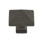 Craftsman 1/4" Length Cabinet Square Knob Aged Bronze - Hardware. Fixed Price $8.91.
