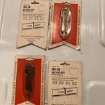 Faultless Hardware Usa 1960 Backplate Drop Bail Pull 6" Centers Dark Brass Mcm. Fixed Price $19.99.