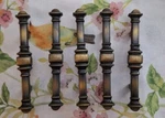 Set Of 5 Amerock Viscount Antique English Cabinet Bar Pull Handle BP234-AE. Fixed Price $13.58.