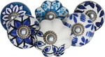 Dresser Knobs For Cabinets And Drawers Vintage Colorful Assorted Ceramic. Fixed Price $13.87.