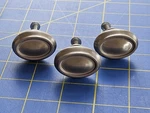 3 C-26127-1 Satin Nickel 1/2" Cabinet Oval Knob Pulls Amerock Manor House Lot. Fixed Price $9.99.