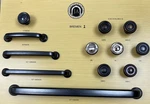 Jeffrey Alexander Bremen Drawer Pull Handle Knob Assorted Display 12 Pieces. Fixed Price $19.99.