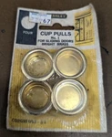 Stanley Nos Cup Pulls NO.1 For Sliding Doors Bright Brass. Fixed Price $9.99.