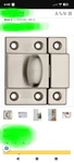 Set Of 4, Brainerd Satin Nickel Matchbox Catch. New Original Bag Packaging. Fixed Price $18.00.
