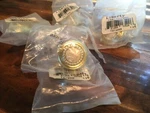 Liberty Hardware 1-1/4" Polished Gold Oatmeal Round Knob Handle P50171. Fixed Price $20.95.