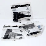 Set Of 3 Stanley 4" T-hinges Black Ornamental Finish Natl Hardware Doors Cabinet. Fixed Price $14.95.