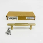 Signature Hardware Colmar 3-3/4" Cabinet Pull Solid Brass Satin Handle. Fixed Price $15.19.