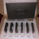 Goo-ki Vintage Brass Drawer Handles 1-1/4 32MM Hole Centers 6-PACK Antique. Fixed Price $51.50.