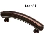 Lot Of 5 Allen+roth 3" Center Aged Bronze Arch Handle Drawer Pull New. Fixed Price $17.85.
