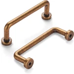 8 Pack 3 INCH76MM Hole Center Antique Brass Cabinet Pulls Vintage Han.... Fixed Price $16.00.