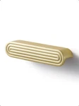 Jiasenbao 10 Pack Gold Cabinet Pulls 3.75" Hole Center Brushed Brass Drawer. Fixed Price $110.32.