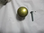 18 Pcs Antique Brass Amerock 709-1 Cabinet Drawer Pull Knob Handle " Nos. Fixed Price $24.64.