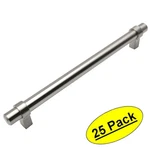 *25 Pack* Satin Nickel Euro Style Cabinet Bar Pulls #161-192SN. Fixed Price $127.55.