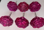 Set Of 6 Drawer Cabinet Knob Rose Wardrobe Door Pull Handle Hex Nuts Not Incl. Fixed Price $18.00.