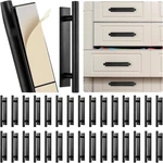 30 Pcs Self-stick Cabinet Drawer Handles Pulls, Plastic Adhe. Fixed Price $29.84.