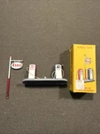 French Dinky / 49D - 592 Esso Petrol Pump Set Boxed. Fixed Price $65.00.