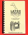 Atlas Craftsman Manual Of Metal Lathe Operation Book 12" Crossfeed Lever 0035. Fixed Price $48.50.