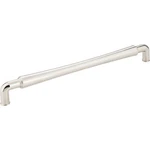 Jeffrey Alexander 537-12NI 12" C-c Polished Nickel Barrel Bremen Appliance Pull. Fixed Price $150.71.