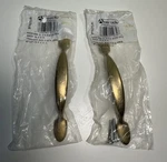 Pair Of Amerock BP76272-R1 Drawer Cabinet Pulls Polished Brass Plate 3" Holes. Fixed Price $8.99.