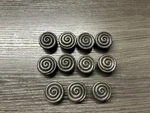 Vintage Hickory Hardware Rustic Iron Round Swirl 1/4" Cabinet Knob (29). Fixed Price $35.00.
