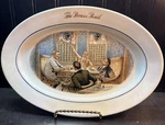 Vtg The Brass Rail Scammell Trenton China Bar Plate Platter New York City, Ny. Fixed Price $106.24.