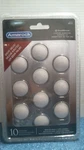 Amerock Cabinet Knobs White/satin Nickel 10 Pack (69071) Fs. Fixed Price $20.00.